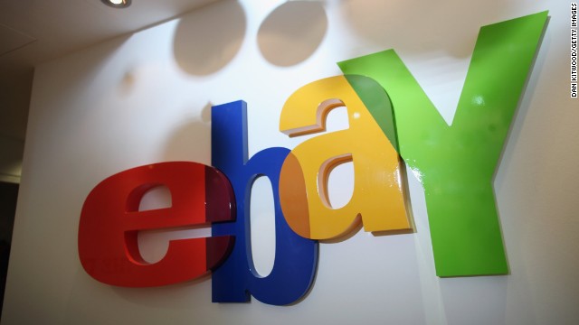 Here's eBay logo with its bright, overlapping letters that was used from 1995 to 2012.