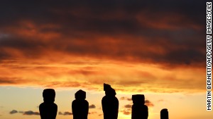 About 3,700 kilometers off the Chilean coast, Rapa Nui is the easternmost Polynesian island.
