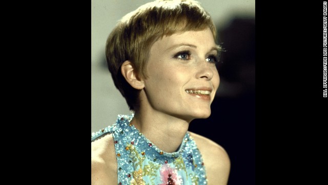 If you walk into a salon and ask for the "Mia Farrow," the stylist will know exactly what you're talking about. Farrow's '60s pixie is iconic -- and it's also one she cut herself. The actress <a href='http://www.nytimes.com/2013/01/24/fashion/setting-the-record-and-the-hair-straight-mia-farrow-weighs-in-on-her-60s-pixie.html?_r=0' >told the New York Times</a> in a letter to the editor that she shaped her 'do with a pair of fingernail scissors while working on 1964's "Peyton Place," and then went shorter at the hands of Vidal Sassoon for "Rosemary's Baby."