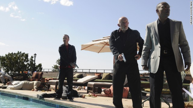 In this dramatic Season 4 showdown, Gus takes Jesse and loyal henchman Mike Ehrmantraut (Jonathan Banks) to Mexico to meet with the vicious leader of a drug cartel. One poisoned bottle of rare tequila later, the three are fleeing for their lives.