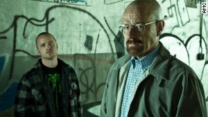 Bryan Cranston (with Aaron Paul, left) is up for another Emmy for his performance in \