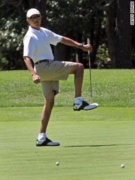 President Barack Obama's love of golf is well documented, one report even claiming he spends more time on the course than in economic meetings, and his beloved hobby contributes more to the United States economy than you might think -- an estimated $68.8 billion per year, according to the World Golf Foundation. That equates to a total economic impact of $176.8 billion.