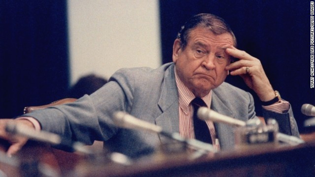 The late Rep. Dan Rostenkowski, D-Illinois, lost his seat in the Republican landslide of 1994 amid corruption charges. He served a year in prison after his 1996 conviction, then was pardoned by President Bill Clinton. He died in August 2010.