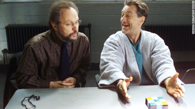 De Niro played a depressed gangster in two comedies with Crystal, 1999's "Analyze This" and 2002's "Analyze That."