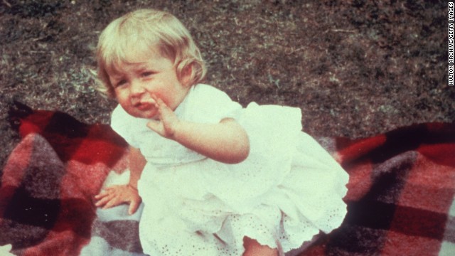 The future princess, Lady Diana Spencer on her first birthday at Park House, Sandringham, on July 1, 1962.