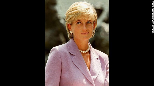 Diana is seen at the American Red Cross headquarters in Washington on June 17, 1997. Diana was passionately involved in the British Red Cross Landmine Campaign.
