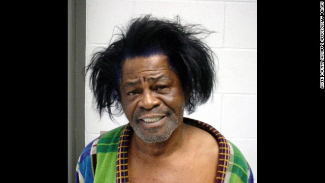 Singer James Brown was arrested in Aiken, South Carolina, on January 28, 2004 and charged with Criminal Domestic Violence. 