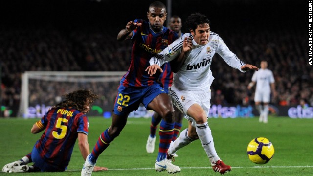 The transfer record was shattered once again in 2009 when Real snared Brazilian playmaker Kaka from AC Milan.