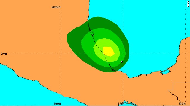La tormenta tropical "Fernand" llega a Veracruz, México