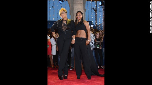 Tionne 'T-Boz' Watkins and Rozonda 'Chilli' Thomas of TLC