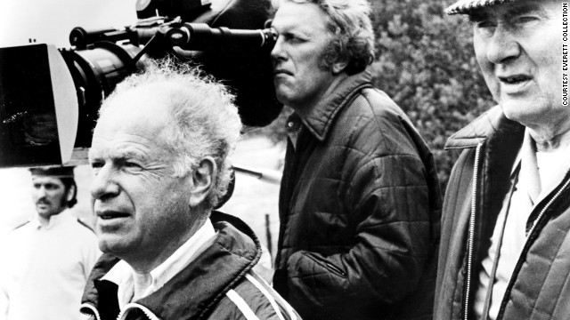 British cinematographer Gilbert Taylor, right, died in his home on the Isle of Wight on Friday, August 23. The man behind the visual style of movies such as "Star Wars" and "Dr. Strangelove" was 99. Here, Taylor and director Peter Brooks, left, film "Meetings With Remarkable Men" in 1979.