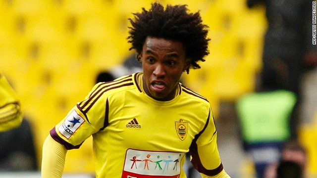 Willian is the first high-profile star to leave Russian side Anzhi Makhachkala.