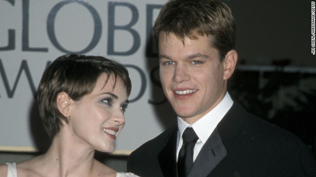 Perhaps it's because of the timing -- Matt Damon's career was just taking off with "Good Will Hunting" when he hooked up with Winona Ryder-- but it's easy to forget these two were a serious couple between 1997 and 2000. 