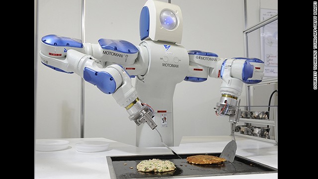 cookie making robot arms