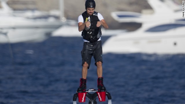 After "The Great Gatsby" did just OK, the best place to find Leonardo DiCaprio this summer was on vacation. The actor traipsed off to Ibiza, Spain, where he donned a jetpack and went flyboarding.