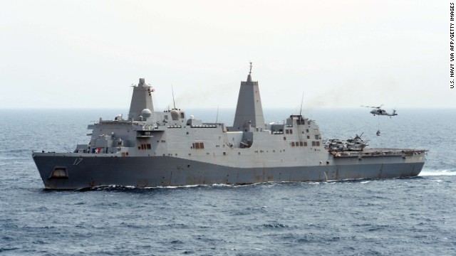 The USS San Antonio. 