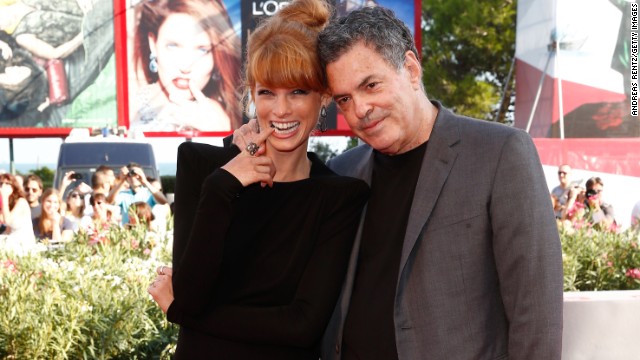 Actress Yuval Scharf and director Amos Gitai attend the "Ana Arabia" premiere at the Palazzo del Cinema on September 3.