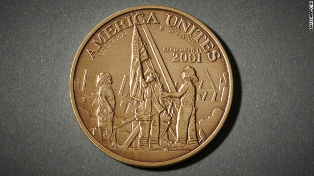 The scene captured by Franklin also made its way onto a commemorative coin.