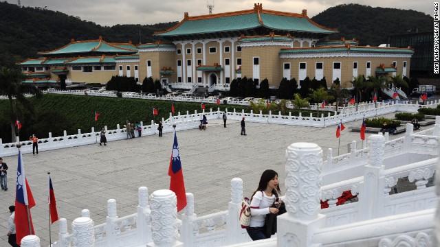 The National Palace Museum's collection of artifacts began with the palatial possessions of China's last emperor Puyi. To avoid destruction during multiple wars, the collections were shipped throughout China before being reassembled in Taiwan. 