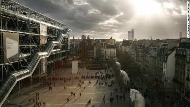 The Centre Pompidou opened in 1977 and is home to France's museum of modern art. It is closely associated with the national public information library.