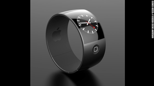 Comfort reigns supreme with Esben Oxholm's sleek black iWatch concept. It has a curved aluminum exterior with a soft matte rubber interior. It's the design with the greatest resemblance to Apple's current products. 