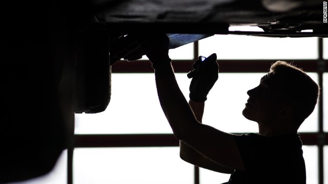 "Now that I've got my car up on this hydraulic lift, let's see if I can promptly find a nice, painful way to injure myself."