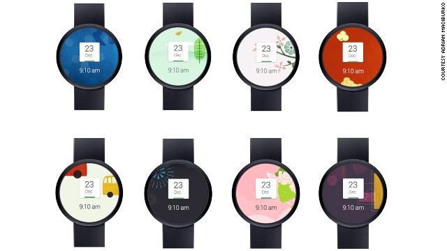 The web is replete with rumors of a Google timepiece and this is how one designer, called Adrian Maciburko, imagines it to look. His Google Time concept would respond to a series of gestures and voice searches to navigate the OS, displaying information like weather, notifications and maps.