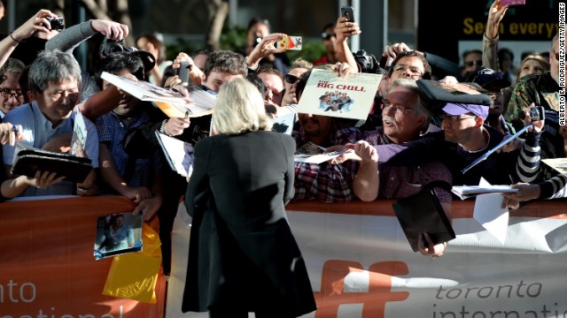 Actress Glenn Close arrives at "The Big Chill" 30th anniversary screening at the Princess of Wales Theatre on September 5.