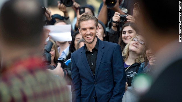 Actor Dan Stevens at the gala for "The Fifth Estate" on September 5.