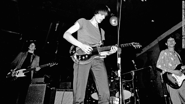 Another CBGB favorite, Television revolved around guitarists Tom Verlaine and Richard Lloyd, whose tangled lines flowed through such cuts as the 10-minute "Marquee Moon," the title cut to their first album. The group split after 1978's "Adventure," though there were occasional reunions. 