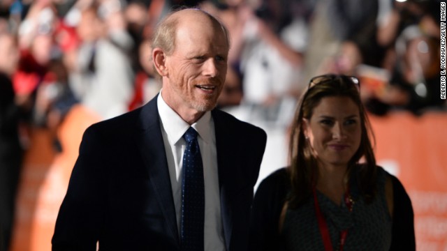 Director Ron Howard attends the "Rush" premiere on September 8.