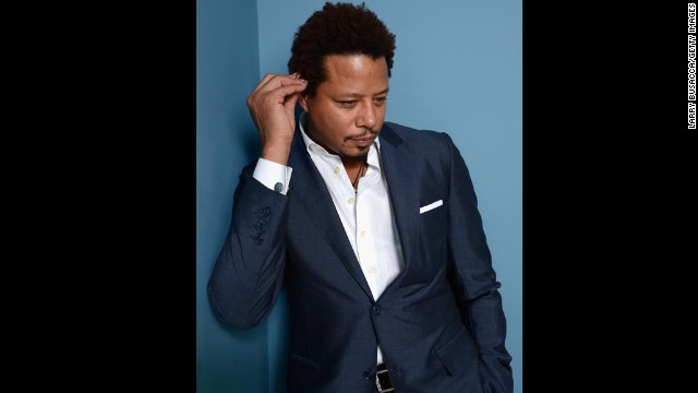 Actor Terrence Howard of "Prisoners" poses at the Guess Portrait Studio on September 7.