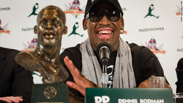 Rodman announced plans to stage two exhibition games in North Korea in January. He plans on going back to North Korea, and said he will bring a team of former NBA players with him. 