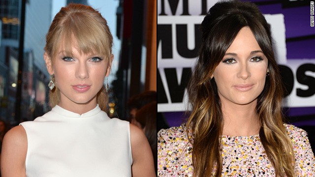 Taylor Swift and Kacey Musgraves lead the nominations for the 47th annual CMA Awards.