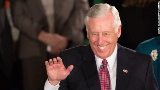 House Minority Whip Steny Hoyer of Maryland is responsible for rounding up for votes on the Democratic side.