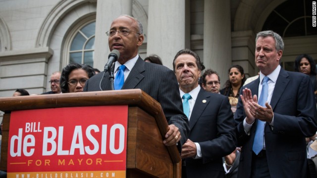 Thompson concedes NYC mayoral primary, endorses de Blasio