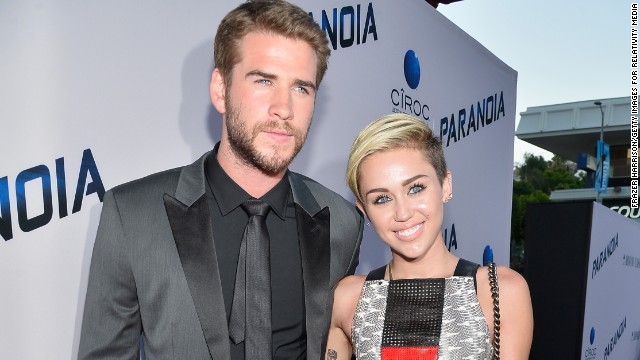 After months of speculation, Liam Hemsworth's rep confirmed in September that he and Miley Cyrus had ended their engagement. The couple first met on the set of 2010's "The Last Song" and have been off-and-on since then. 