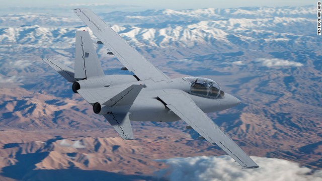 Presentan un avión de guerra de bajo costo para la fuerza aérea de EE.UU.