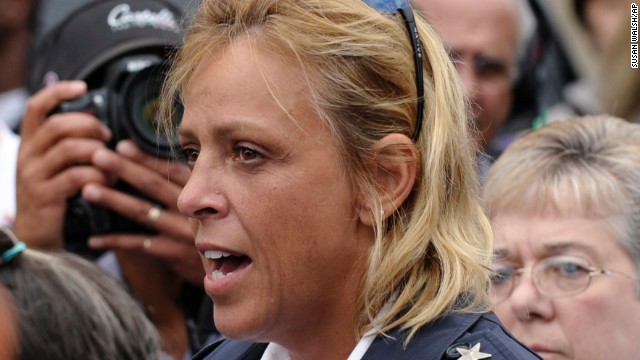 District of Columbia Police Chief Cathy Lanier speaks to reporters at Washington Navy Yard on Monday, September 16. She said the mass shooting, which left at least 12 people -- and the suspect -- dead, was "<a href='http://www.cnn.com/2013/09/16/us/dc-navy-yard-tic-toc/index.html'>one of the worst things we've seen</a>." Many of the people directing the official response to the horrific incident are women.