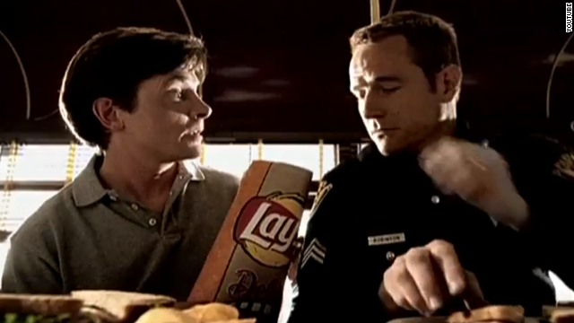 One of Cranston's most-seen commercials was a popular spot with Michael J. Fox for Lay's potato chips.