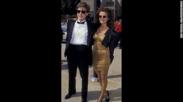 Siblings Jason and Justine Bateman were nearly matching at the 1987 Emmy Awards.