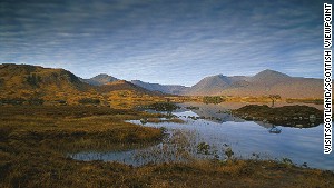 Sh! ... Listen ... Often the only sound on Rannoch Moor is the cry of the curlew.\n