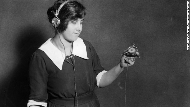 Wireless technology, pioneered by such figures as Nikola Tesla and Guglielmo Marconi, was first used for telegraph messages. Eventually, it was used to transmit voice, news, sports and music. People used crystal sets -- basic radio receivers -- to tune in broadcasters, though headphones were required because the signal was unamplified.