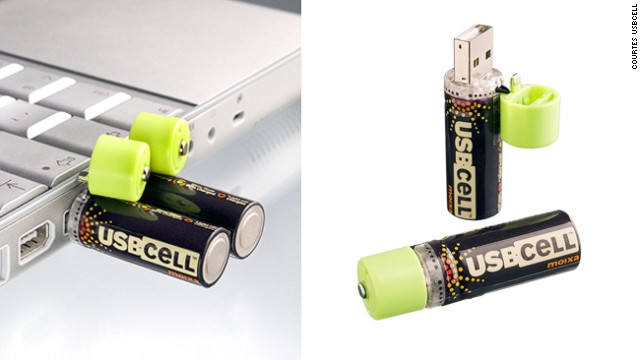 So simple yet so effective, like all the best designs, USBCELL is a battery that can be charged via USB so you never need to throw them away.
