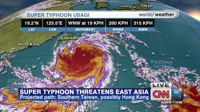 El tifón Usagi llega a Hong Kong