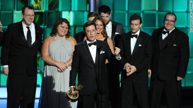 Outstanding variety series and outstanding writing for a variety series: "The Colbert Report"