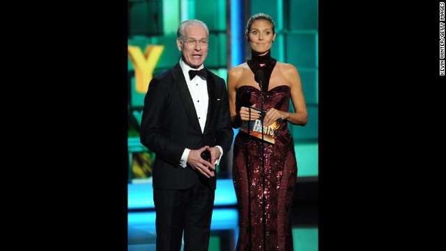 Outstanding host for a reality or reality-competition program: Tim Gunn and Heidi Klum, "Project Runway"