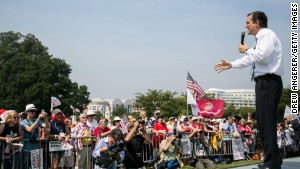 Sen. Ted Cruz at anti-Obamacare rally