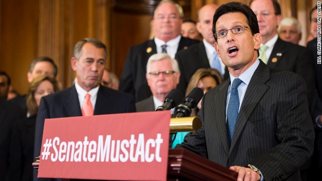 Rep. Eric Cantor, R-Virginia -- The powerful lieutenant. Cantor, the House Republican No. 2, is much more closely allied with conservatives and tea party members in the House than is Speaker Boehner. The two have not always agreed on every strategy during potential shutdown debates, but have been in public lockstep during the current go-around.