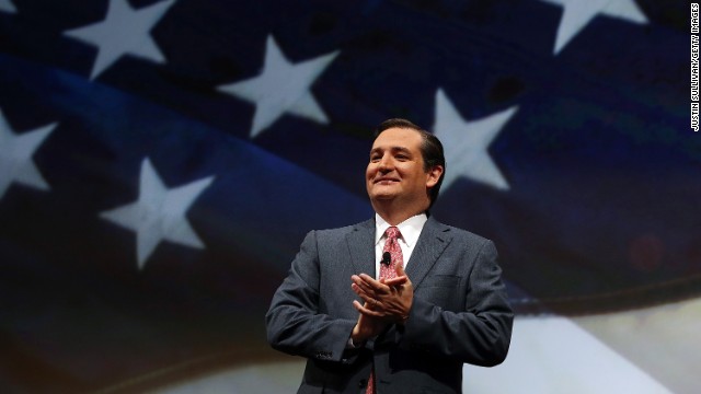 Cruz speaks during the National Rifle Association's Annual Meeting and Exhibits in Houston on May 3.